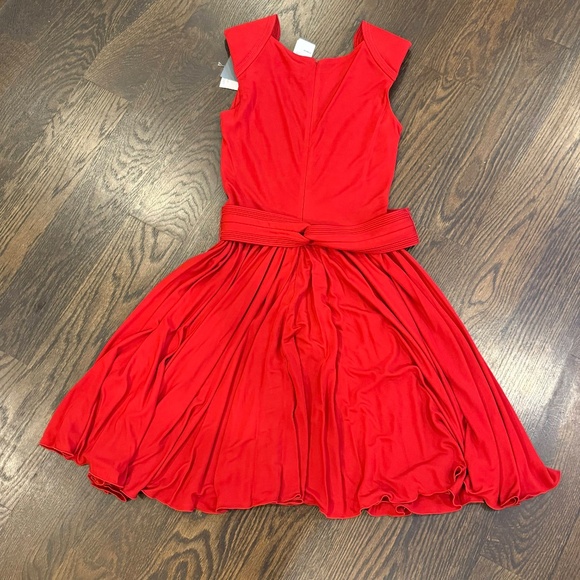 NWT ZAC POSEN WOMEN'S V-NECK MIDI LENGTH DRESS SIZE 12 L - Picture 12 of 13